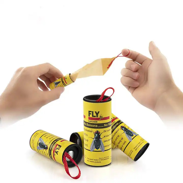 JZ Pest Control Eco Friendly Uv Fly Killer Paper Safe Adhesive Insect Pest Control Fly Traps