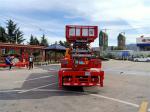 28m JMC High Building Moving Ladder Bucket Truck Aerial Ladder Truck