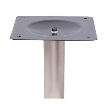 Round Base Stainless Steel Table Legs Commercial Furniture Height 28'' Outdoor