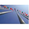 Buy cheap Various Shape Stainless Steel Flag Pole For City Squares / Customs Terminals / Stadiums from wholesalers