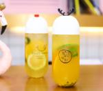 Soda Can Screw Tops 350ml Plastic Milk Bottle Cute Antler Screw Cap Color