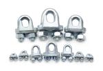 EN 13411 U Bolt Wire Rope Grips Heavy Duty Wire Rope Saddle Carbon Steel Q235