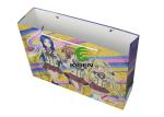 Retail Paper Merchandise Bags With Handles Christmas Printed Rope Handle Bags