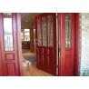 Buy cheap Customized Size Security Solid Wood Doors New Design Painting With Glass from wholesalers