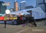 Events Outoor Clear Span Tents Aluminum Frame With Solid Walls for Party