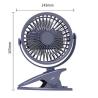 Buy cheap 6000mAh Battery Operated Rechargeable Clip Fan With LED Light from wholesalers