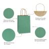 Buy cheap Customized Logo Accepted Kraft Paper Bags With Handles for Daily and Storage from wholesalers