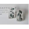 Buy cheap Forest's Eyes Real Eucalyptus Leaves Ice Transparent Clip And Stud Earrings Women Fashion from wholesalers