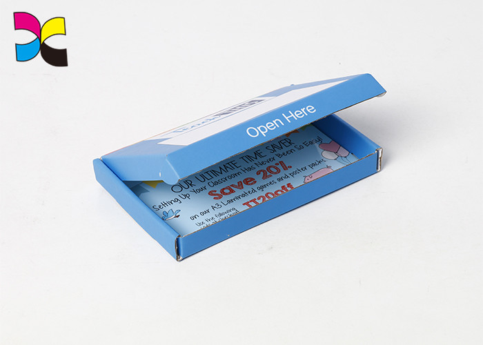 Rectangle Super Market Decorative Shipping Boxes With Glossy Or Matt Lamination