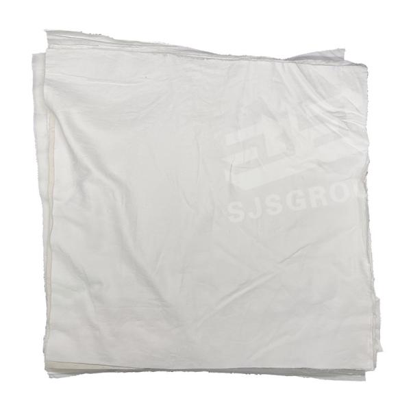 Buy cheap Low lint Regular size 10KG Clean Cloth Cut Sheeting Rags Used For Oil Rags for Painters BAG WHITE COTTON RAGS from wholesalers