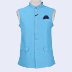 Buy cheap Terry Rayon Custom Tuxedo Suit Mens Stand Collar Waistcoat from wholesalers