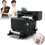 Dual I3200 Heads DTF Inkjet Printer Set CMYKW Ink Color for All Fabrics in 60cm