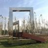 Buy cheap 8M High Curved Corten Steel Garden Sculpture , Mirror Stainless Steel Sculpture from wholesalers
