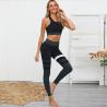 Buy cheap Indoor Sports Fitness Apparel Yoga set Leggings Striped Patchwork Exercise Clothes from wholesalers