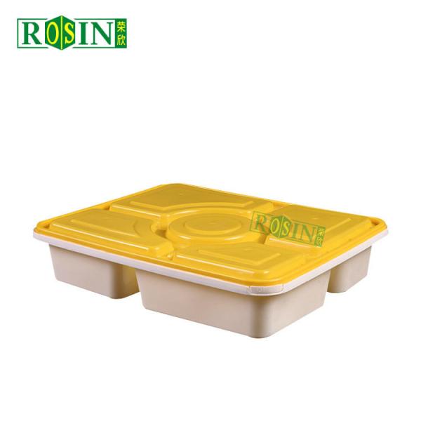 Buy cheap Custom Disposable 4 Compartment Food Containers Take Away for Restaurant from wholesalers