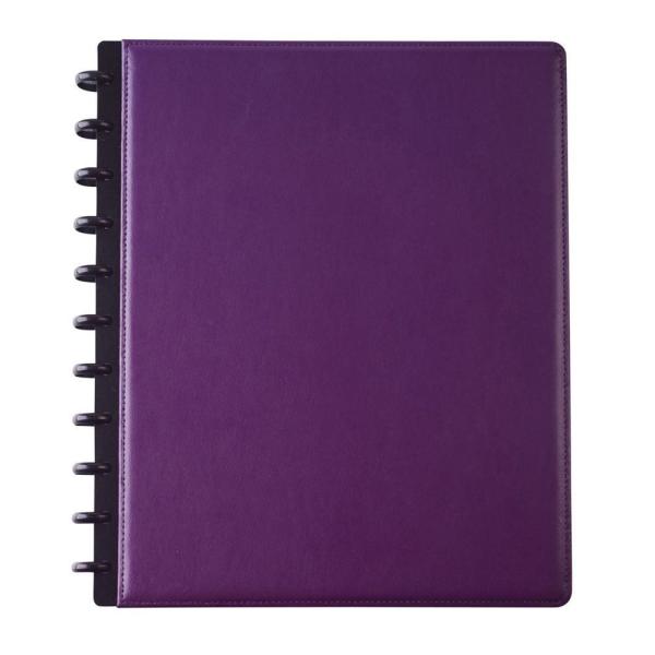 Buy cheap Durable Disc Bound Notebook Size 165 * 217mm PU Leather And PVC Cover Material from wholesalers