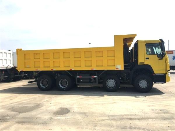 Buy cheap 371hp 8x4 12 Wheeler Transportation Howo Dump Truck from wholesalers