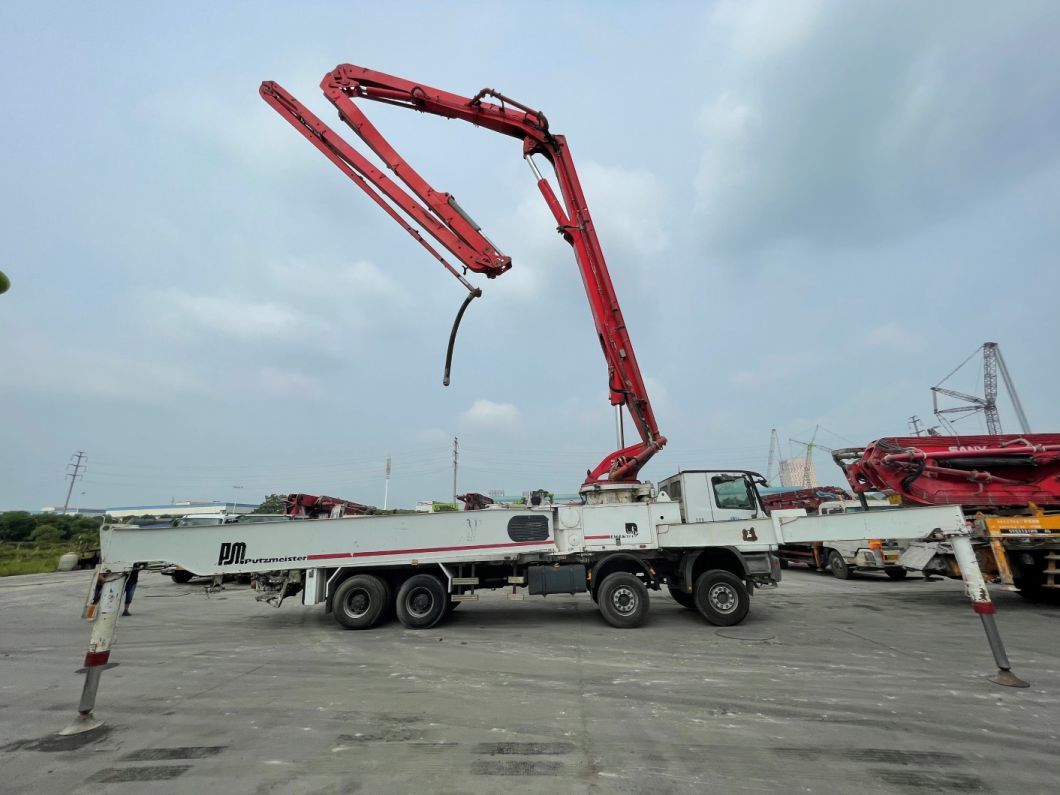 Used Concrete Pump Truck Concrete Boom Pump Putzmeister for Sale