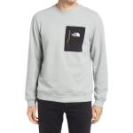 Embroidery Cotton Plain Crew Neck Sweatshirt Mens Pullover