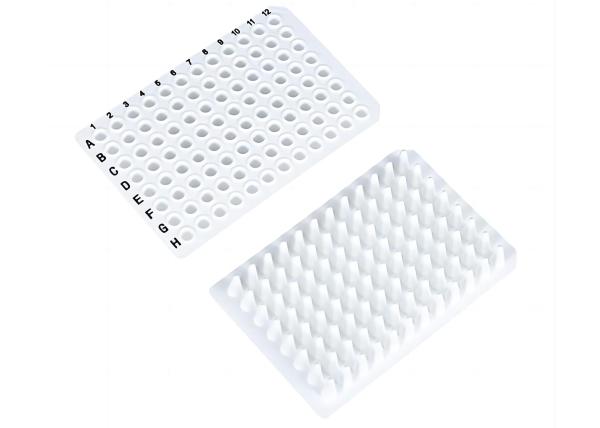 Buy cheap Dna And Rna Free 0.2ml White Color Non Skirted PCR Plate With Black Numbers from wholesalers