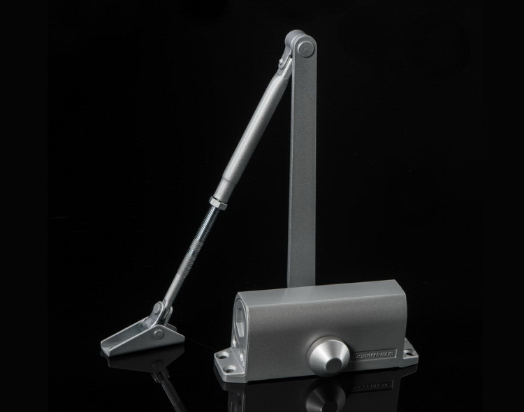 Silent Overhead Hydraulic Door Closer Smooth Running Easy Close Indoor Door Use