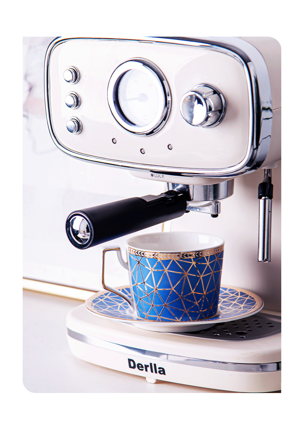 Reusable Floral Decal Design Porcelain Cup And Saucer Set Ceramic Turkish Coffee Tea Cup