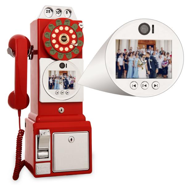Plastic Video Guest Book Clear HD 1080P Video And Sound Phone Recording Wedding