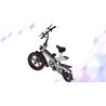 Buy cheap Custom Foldable Electric Bike , Ultra Light Fold Up Bicycle Leather Soft Seat from wholesalers