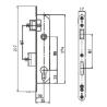 Buy cheap Home Entrance Security Rim Lock Cylinder Zinc Alloy Plastic Steel Door Mortise Lock Body from wholesalers