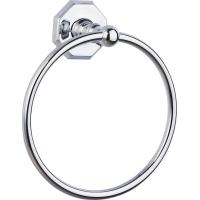 Buy cheap Bath Kitchen Towel Ring Holder Bathroom Chrome Finish Modern Design 190x165x73mm product