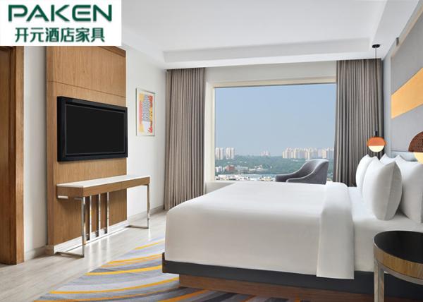 Buy cheap Custom Hotel Suites Loose + Fixed Furnuture Classic Design Fixed TV Panel & Headboard from wholesalers