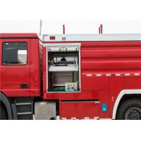 Buy cheap 6x6 Drive Airport Fire Vehicles with Water Foam Monitor Throw Range Over 75m product