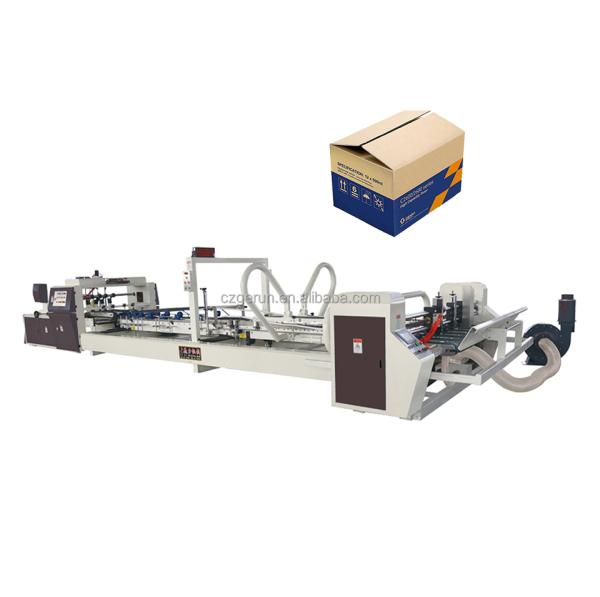 Buy cheap Corrugated Paperboard Automatic Folding Gluing Machine Box Stitching High Safety from wholesalers