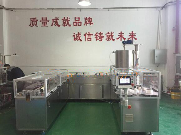 7 Head Suppository Filling And Sealing Machine Production Line