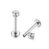 Buy cheap Punk Round Bar Lip Ring Stud Piercing Labret Piercing Tragus Cartilage Stainless Steel from wholesalers