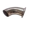 Buy cheap Casting Sanitary Stainless Steel 304 316L Tri-Clamp Quick Install and Weld Elbow 90 Degree Pipe Fitting from wholesalers
