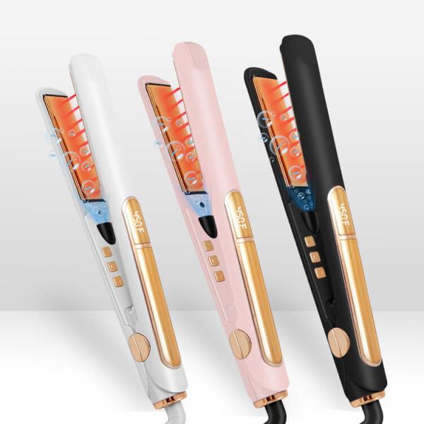Buy cheap Infrared Flat Iron Natural Moisture Keratin Treatment Tourmaline Hair Straightener from wholesalers