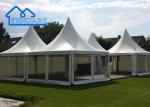 Permanent White Aluminium Pagoda Tent Water Resistant For Outdoor Cheap