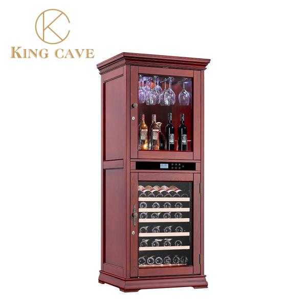 Buy cheap Commercial Display Wine Cooler For Kitchen Cabinets Theromoelectric Compressor from wholesalers