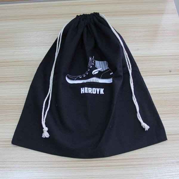 Buy cheap Large Size Canvas Drawstring Bag , Portable Travel Shoe Packaging Bags from wholesalers