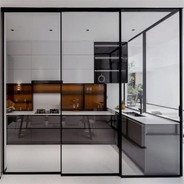 Buy cheap Double Glazed Aluminum Framed Sliding Door For Kitchen Room from wholesalers