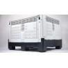Buy cheap foldable pallet storage containers large plastic warehouse pallet box from wholesalers