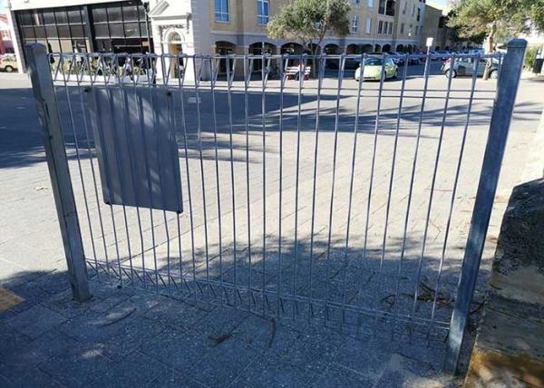 Buy cheap Triangle Bending 100*300mm BRC Welded Wire Garden Fence from wholesalers