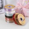 Buy cheap Flower ribbon, hot stamping ribbon, baking gift box packaging, printing floral bouquet packaging, polyester ribbon packaging from wholesalers