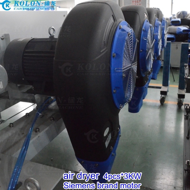 Automatic Brushless Touchless Car Wash Machine KL360-2 18.5kw Water Pump 12kw Air Dryer