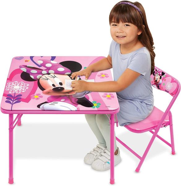Children's Metal Folding Furniture Customizable Logo Table and Chair Set for