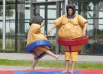 Kids Inflatable Sumo Wrestling Suits Costume , Adult Sport Games Blow Up Sumo