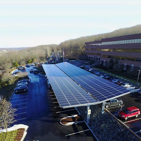 Buy cheap High Quality Photovoltaic Carport 20M Max Building Height Framed Module Solar Car Parking Mounting Systems from wholesalers