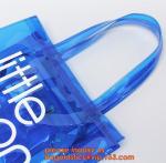 Eco friendly PVC zipper bag/pvc clear bag/PVC handle bag, Clear PVC handle bag,