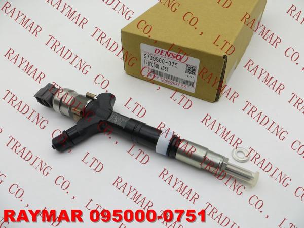 Buy cheap DENSO Common rail injector 095000-0750, 095000-0751, 095000-0530 for TOYOTA 23670-30020, 23670-39025, 23670-39026 from wholesalers